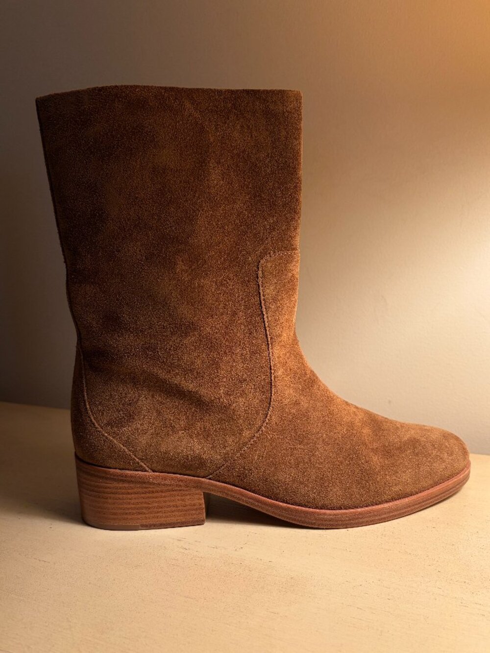3.1 PHILLIP LIM SANDALWOOD SUEDE BOOTS
